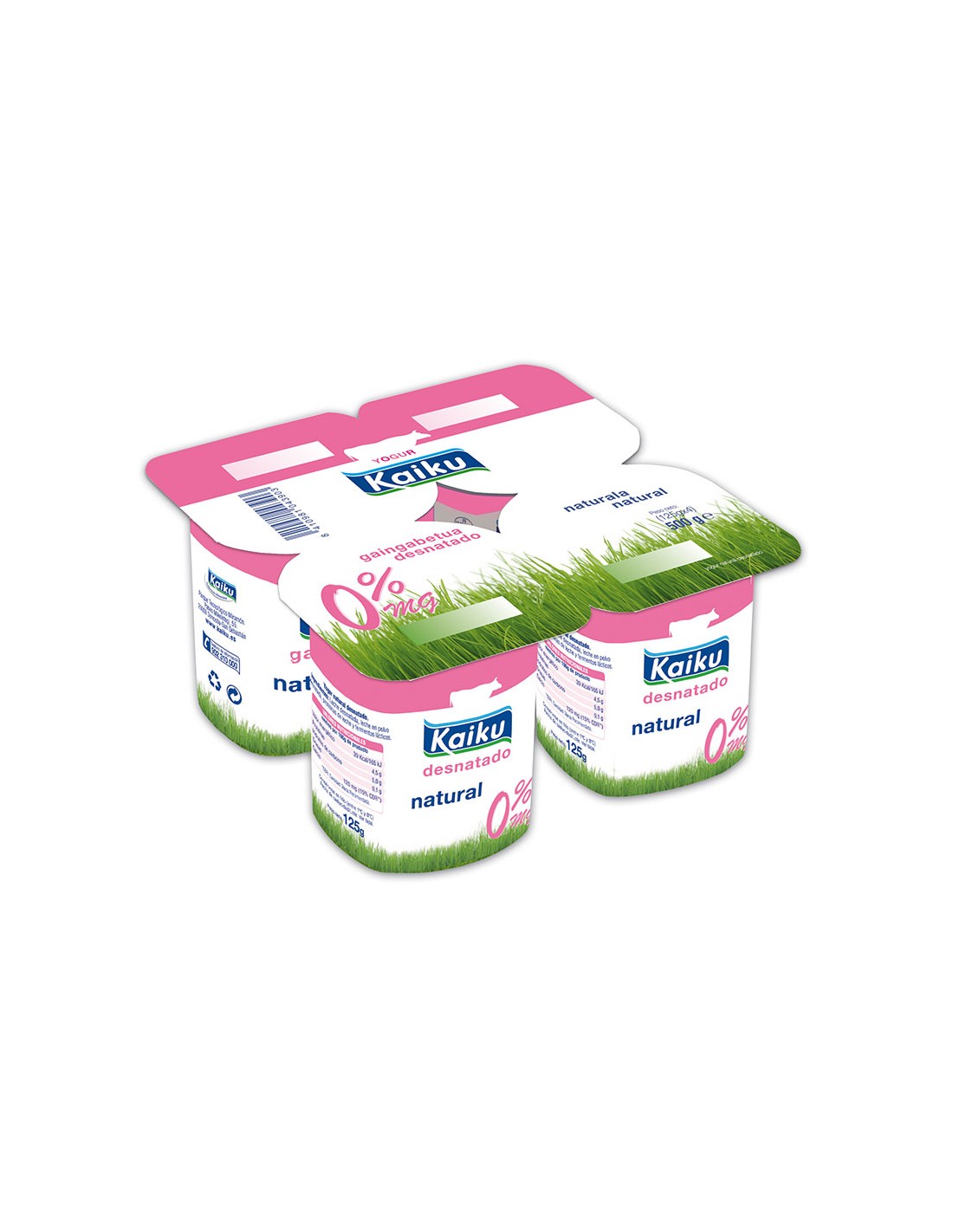 yogur natural pack 4