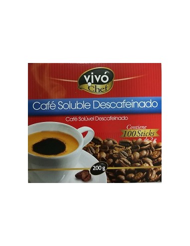 CAFE SOLUBLE DESCAFEINADO VIVO 100...